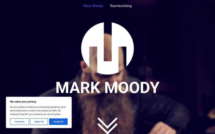 Screenshot of markmoody.de