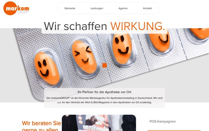 Screenshot of markomgroup.de