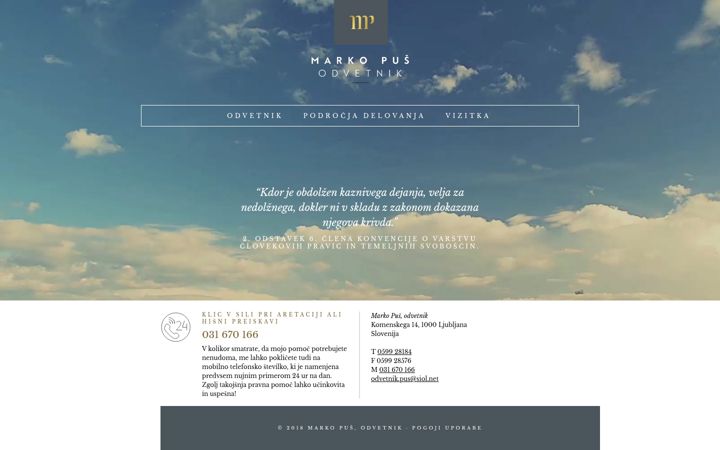 Screenshot of markopus.com