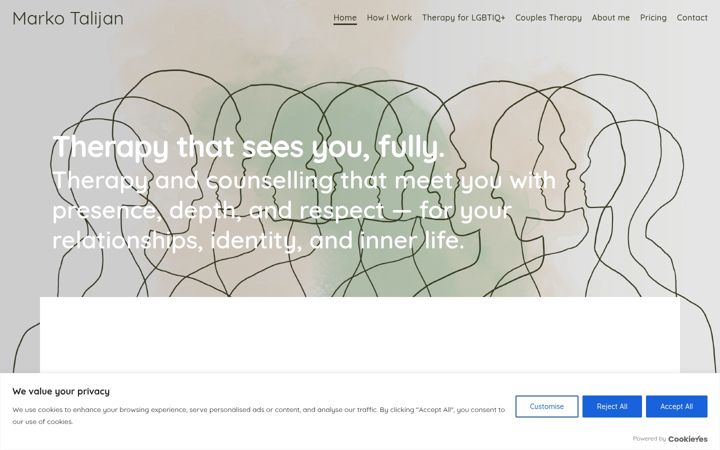 Screenshot of markotalijan.com