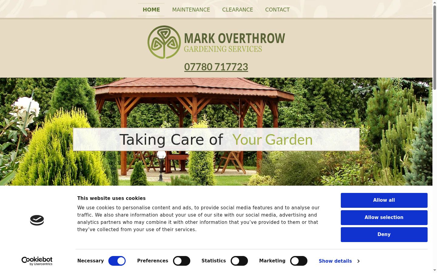 Screenshot tal-banner tal-kunsens muri qabel kwalunkwe interazzjoni