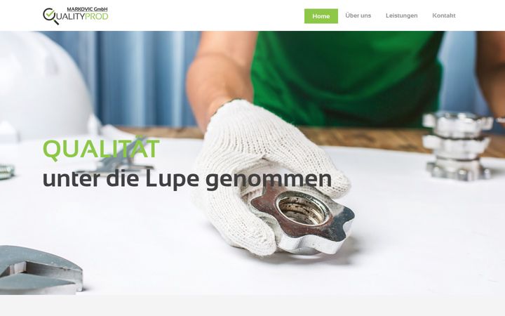 Screenshot of markovic-gmbh.com