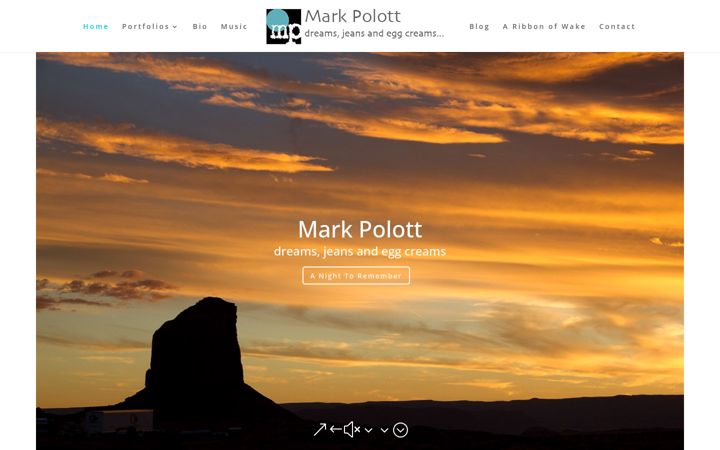 Screenshot of markpolott.com