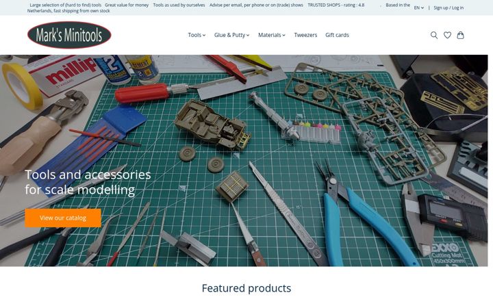 Screenshot of marks-miniatures.com
