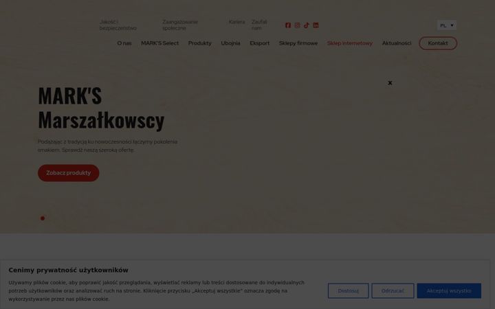 Screenshot of marks.biz.pl