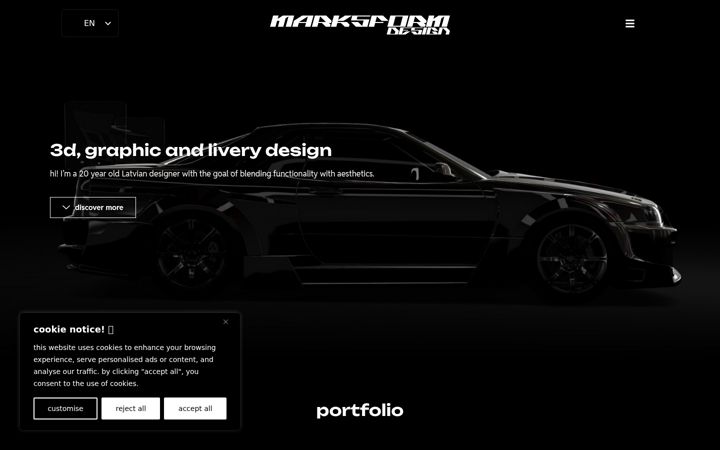 Screenshot of marksform.com