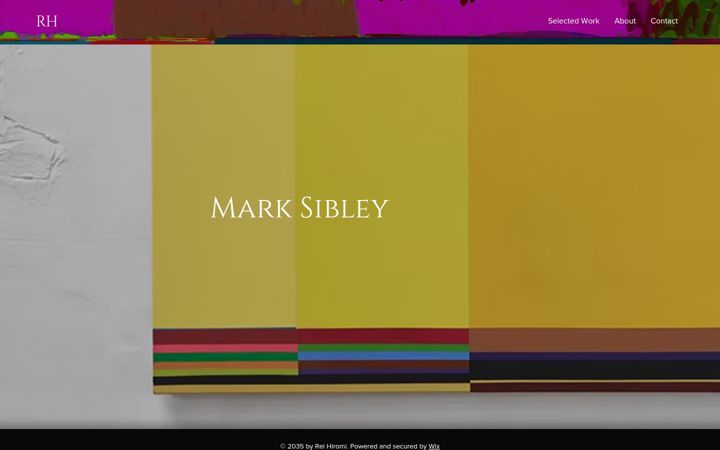 Screenshot of marksibleypainter.com