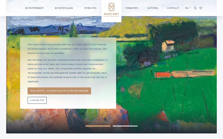 Screenshot of marksmit.nl