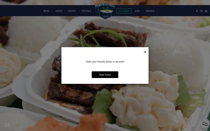 Screenshot of marksplacekauai.com