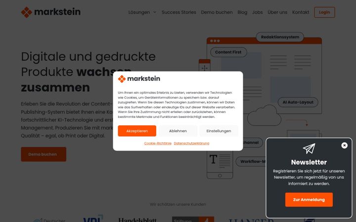 Screenshot of markstein.com