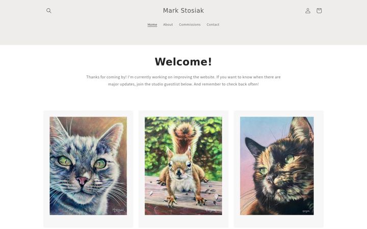Screenshot of markstosiak.com
