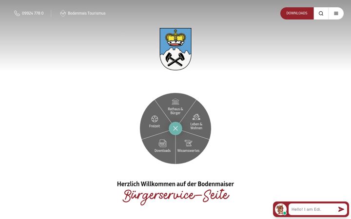 Screenshot of markt-bodenmais.de