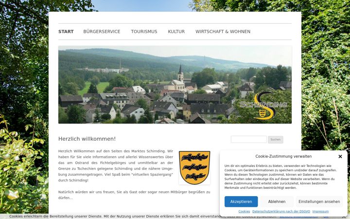 Screenshot of markt-schirnding.de