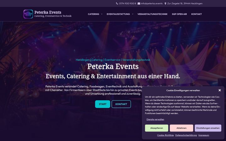 Screenshot of marktbistro-peterka.de