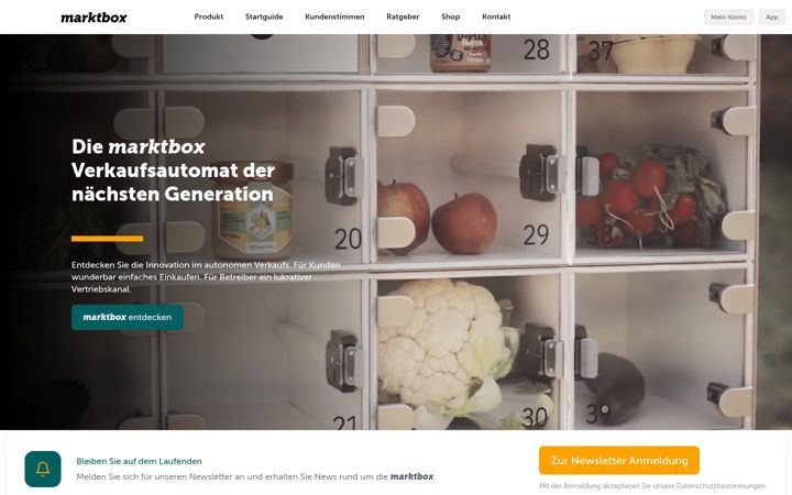 Screenshot of marktbox.de