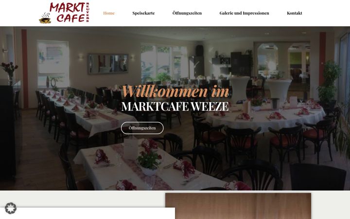 Screenshot of marktcafe-weeze.de