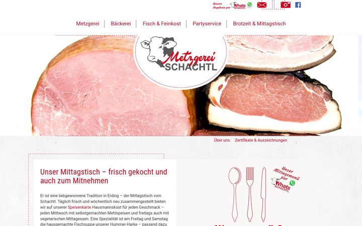 Screenshot of markthaus-schachtl.de
