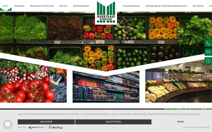 Screenshot of marktkauf-grevesmuehlen.de