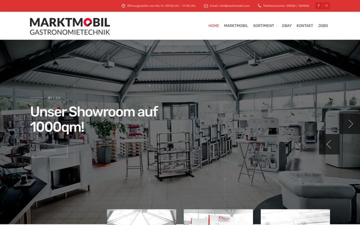 Screenshot of marktmobil.com