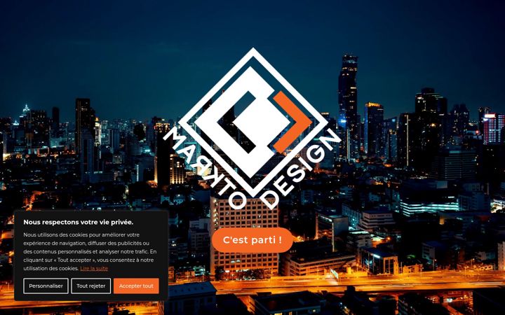 Screenshot of markto-design.fr