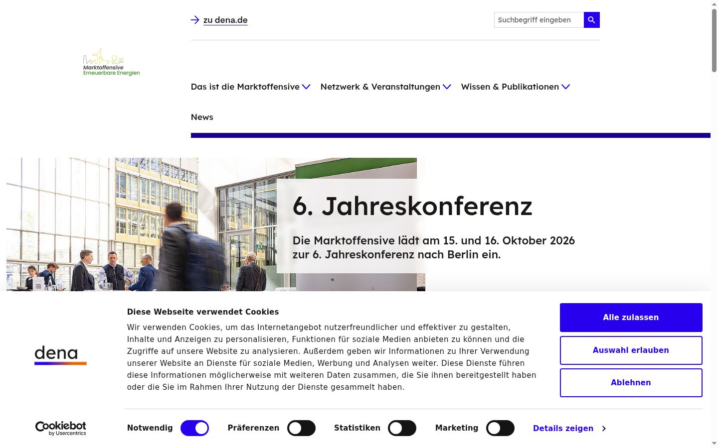 Ekrānuzņēmums ar piekrišanas baneri, kas tika rādīts pirms jebkādas mijiedarbības