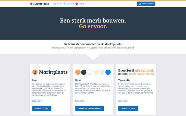Screenshot of marktplaats-thebrand.nl