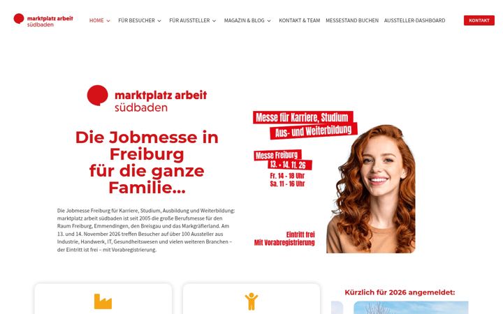 Screenshot of marktplatzarbeit.de