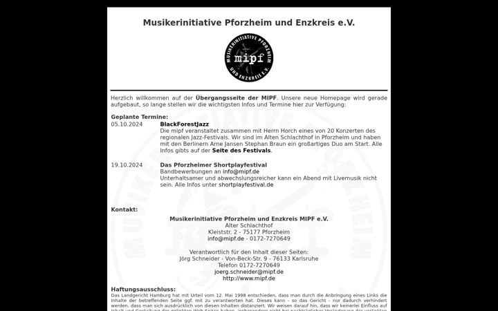 Screenshot of marktplatzfest.de