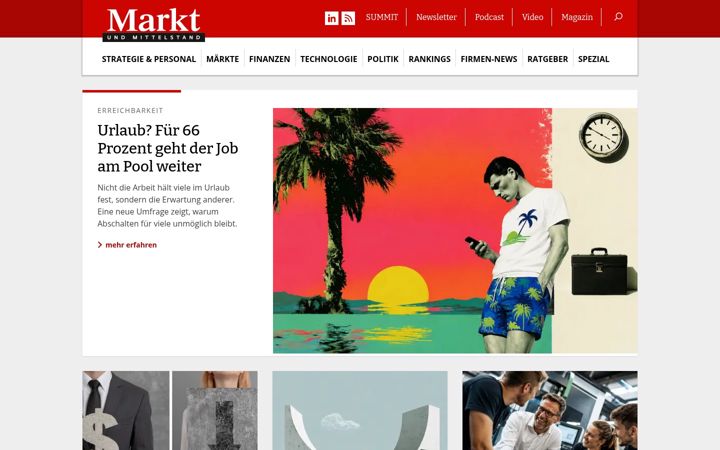 Screenshot of marktundmittelstand.de