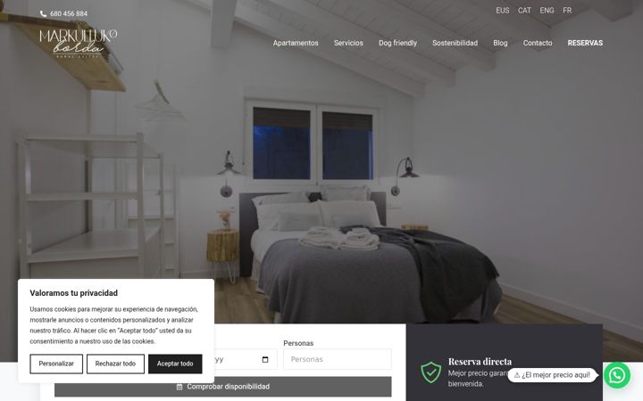 Screenshot of markullu.com