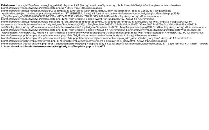 Screenshot of markus-blumhofer.bplaced.net