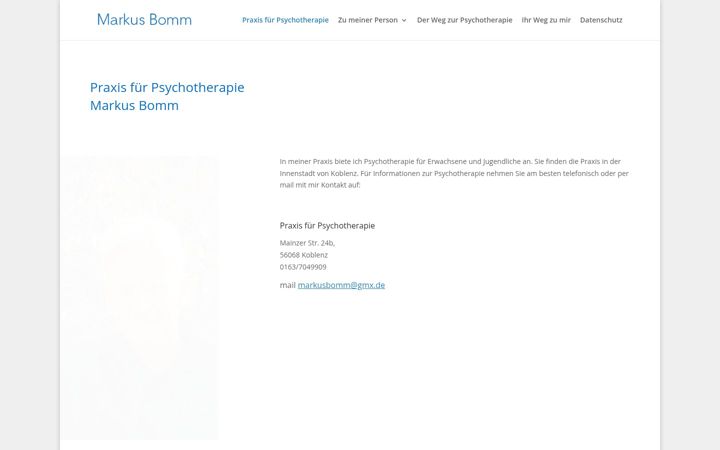 Screenshot of markus-bomm.de