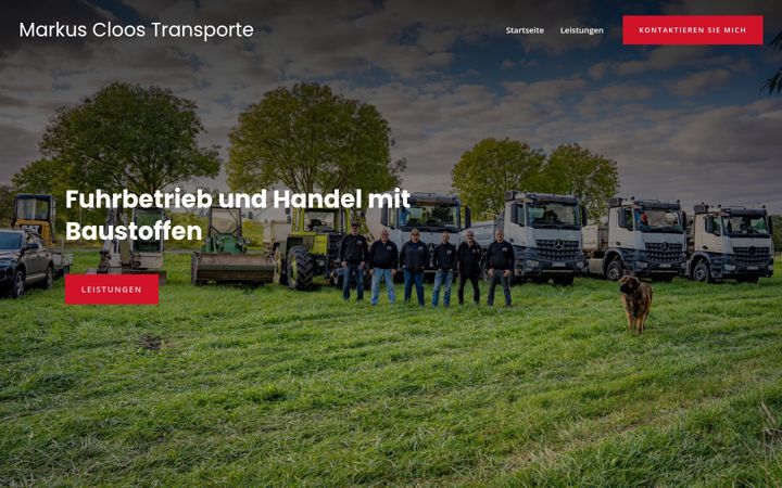 Screenshot of markus-cloos.de