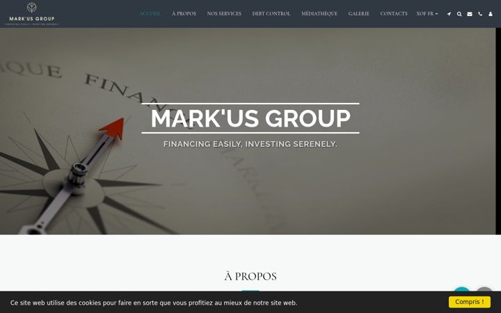 Screenshot of markus-group.com