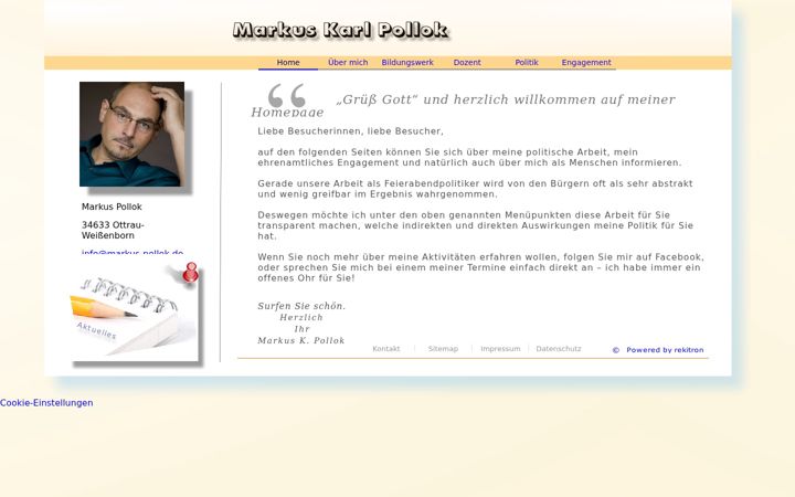 Screenshot of markus-pollok.de