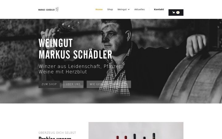 Screenshot of markus-schaedler.de