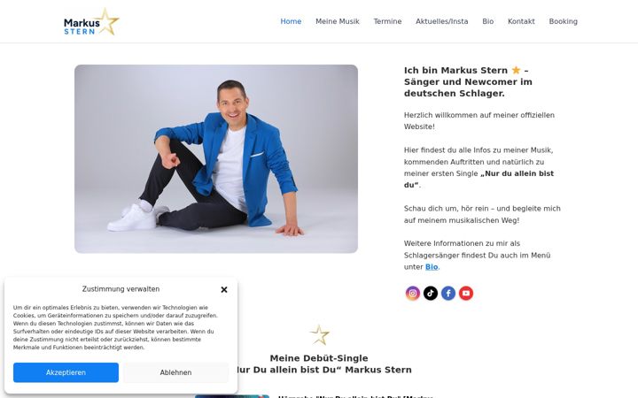 Screenshot of markus-stern.de