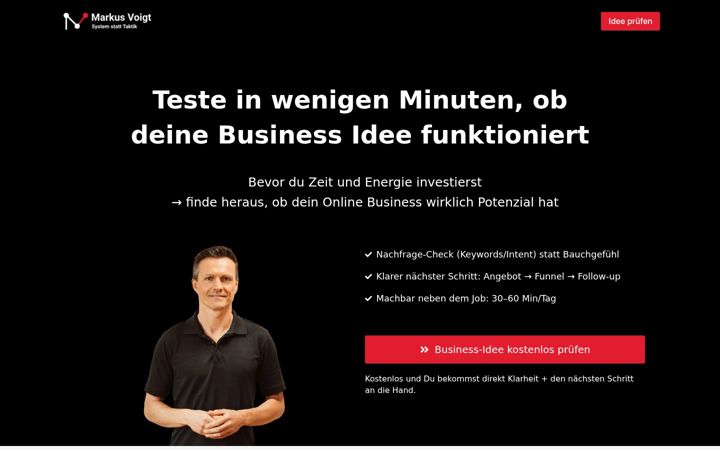 Screenshot of markus-voigt.com