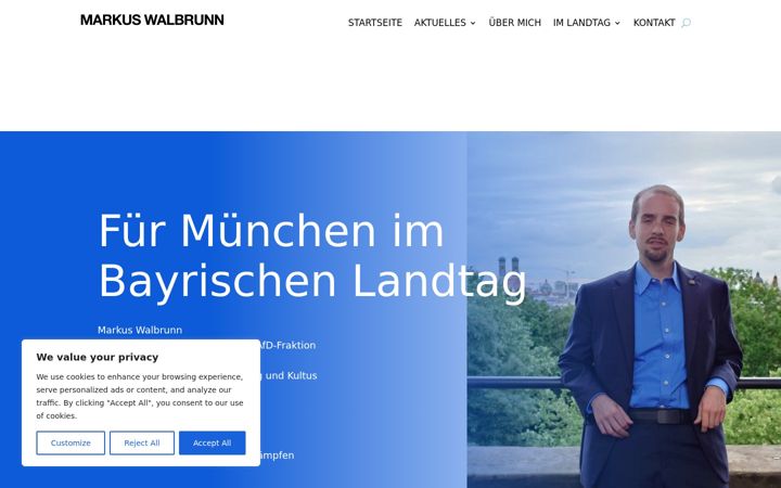 Screenshot of markus-walbrunn.de