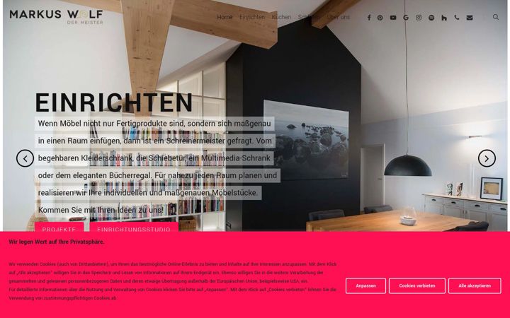 Screenshot of markus-wolf-meister.de