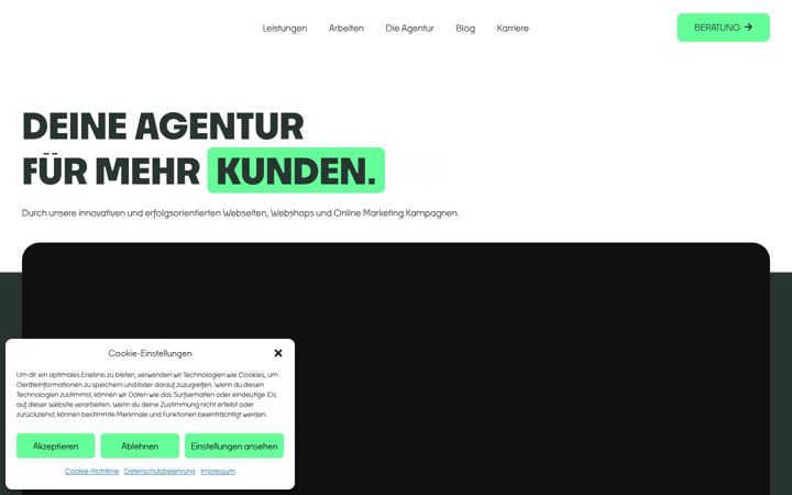 Screenshot of markusbaumgartner.de