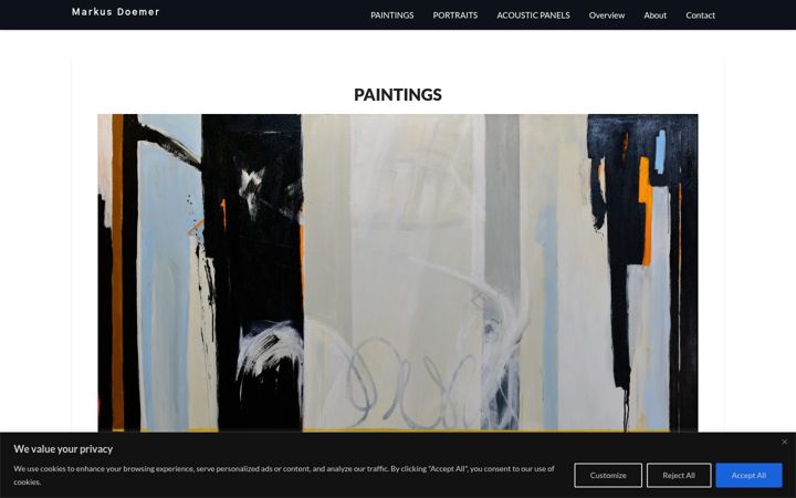 Screenshot of markusdoemer.de