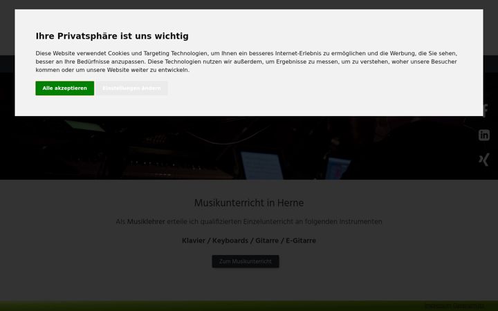 Screenshot of markusgalla.com