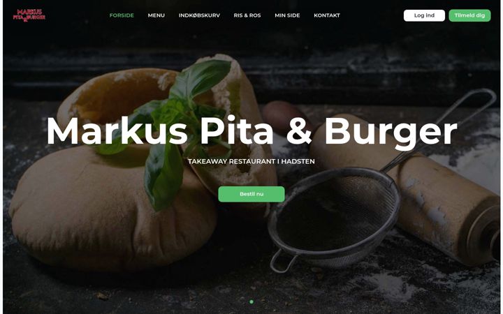 Screenshot of markuspitaburger.dk