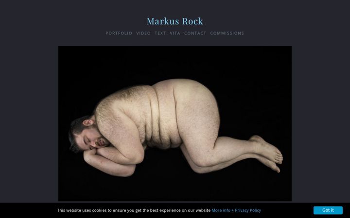 Screenshot of markusrock.com