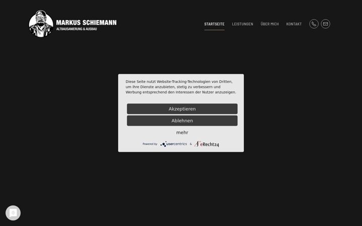 Screenshot of markusschiemann.de