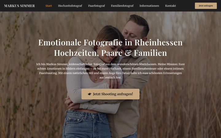 Screenshot of markussimmer.com