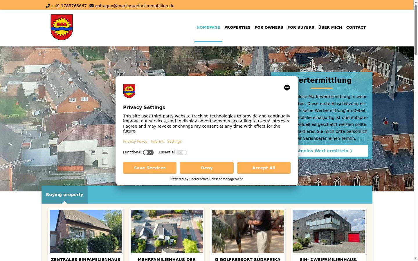 Snímka obrazovky banera súhlasu zobrazeného pred akoukoľvek interakciou