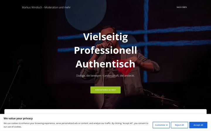 Screenshot of markuswindisch.net