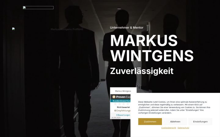 Screenshot of markuswintgens.de